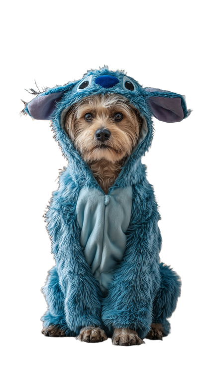 Dog As Stitch Vinyl Car Decal Sticker – Waterproof & UV-Resistant 9.706666666666667"