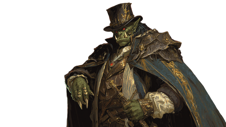 Dapper Orc Gentleman Vinyl Car Decal Sticker – Waterproof & UV-Resistant 5.4