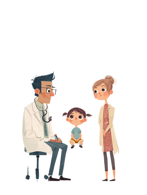 Joyful Doctor'S Visit Vinyl Car Decal Sticker – Waterproof & UV-Resistant 8.213333333333333"