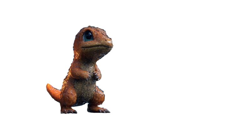 Realistic Charmander Rain Vinyl Car Decal Sticker – Waterproof & UV-Resistant 2.72"