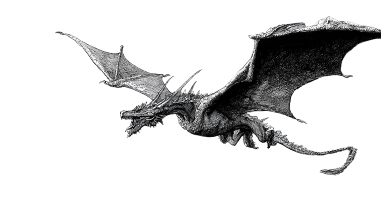Dragon Soaring Vinyl Car Decal Sticker – Waterproof & UV-Resistant 5.4
