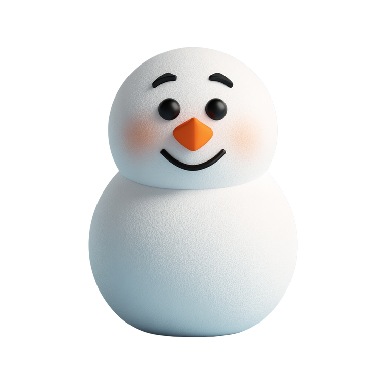 Cute Cartoon Snowman V4 Vinyl Car Decal Sticker – Waterproof & UV-Resistant 3.4133333333333336"