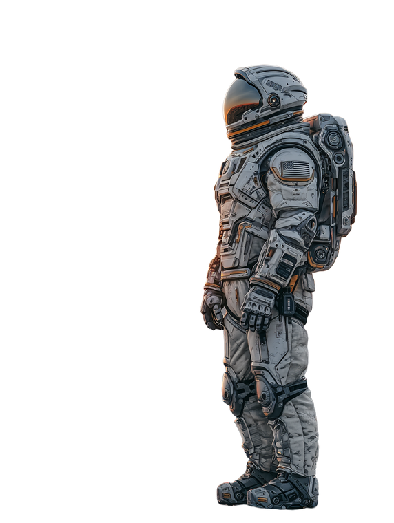 Astronaut On Asteroid Vinyl Car Decal Sticker – Waterproof & UV-Resistant 4.1066666666666665"