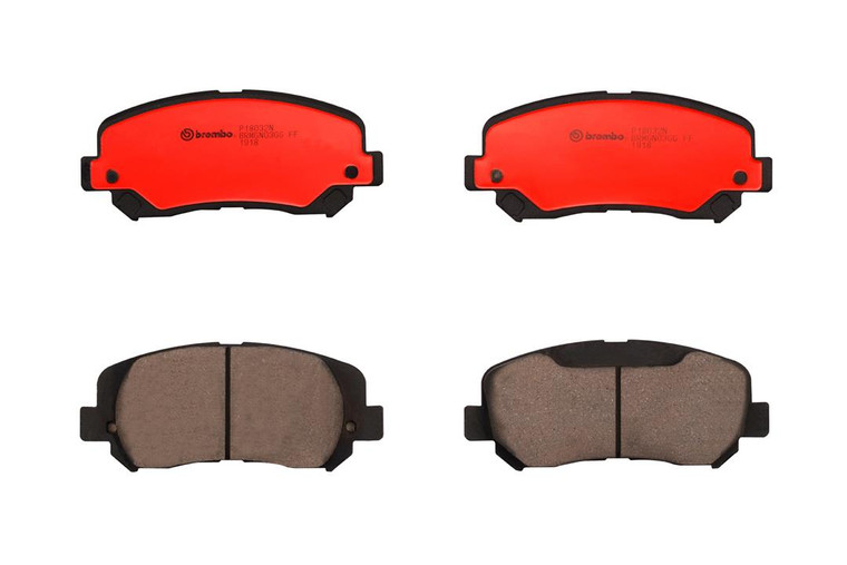 Brembo Ceramic Brake Pads Set of 4 | Low Dust, Premium Hardware, Quiet & Smooth, Safe Braking | 2013-2017 Dodge Dart Chrysler 200