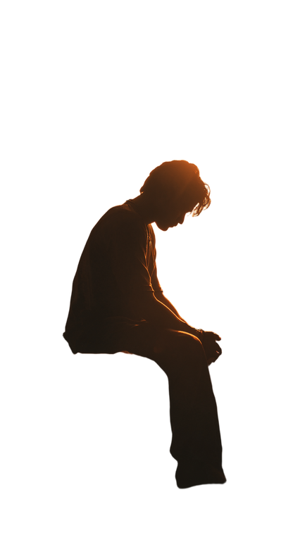 Tired Youth Praying Vinyl Car Decal Sticker – Waterproof & UV-Resistant 9.706666666666667"