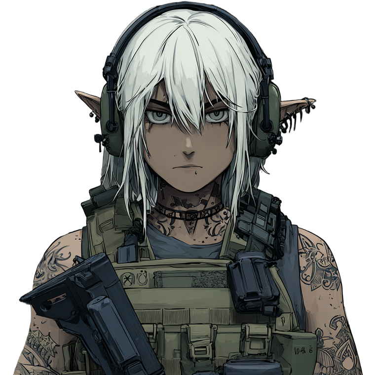 Tactical Elf Vinyl Car Decal Sticker – Waterproof & UV-Resistant 6.826666666666667"