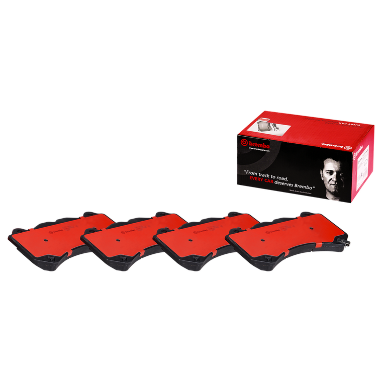 Premium Ceramic Brake Pads Set Of 4 | Low Dust, Quiet & Smooth Braking | Brembo D1405-8513