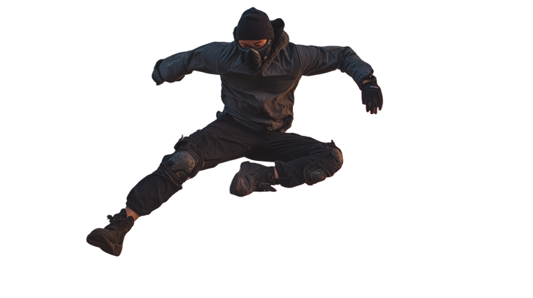 Urban Parkour Leap V2 Vinyl Car Decal Sticker – Waterproof & UV-Resistant 5.4