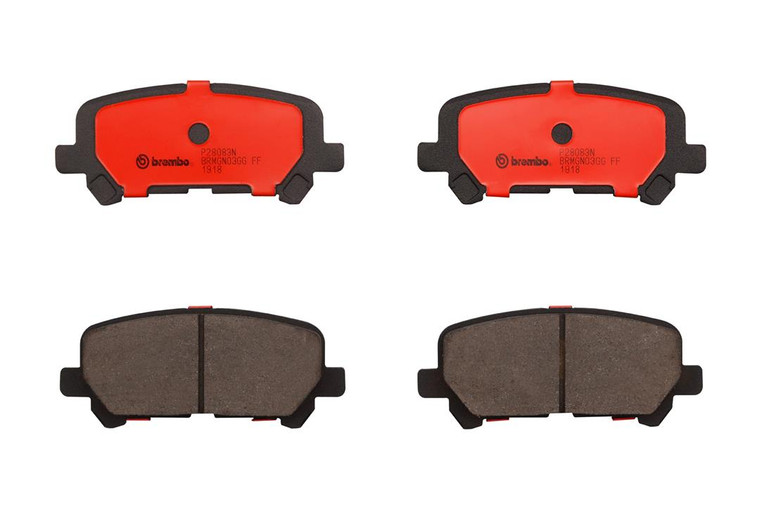 Quiet & Clean Braking | Brembo Brake Pads, Ceramic, Set Of 4 - Honda Pilot 2012-2015