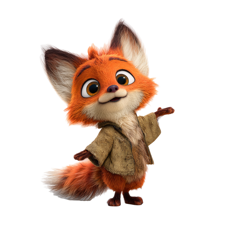 Happy Fox Design Vinyl Car Decal Sticker – Waterproof & UV-Resistant 3.4133333333333336"