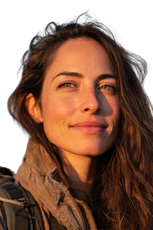 Israeli Woman Portrait V2 Vinyl Car Decal Sticker – Waterproof & UV-Resistant 8.96"