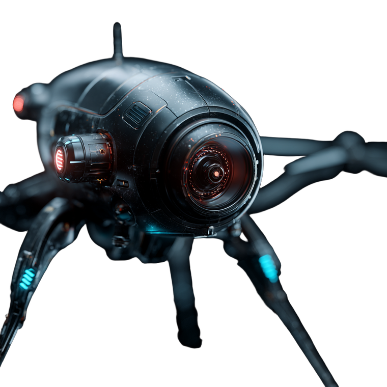 Robotic Drone Vinyl Car Decal Sticker – Waterproof & UV-Resistant 3.4133333333333336"