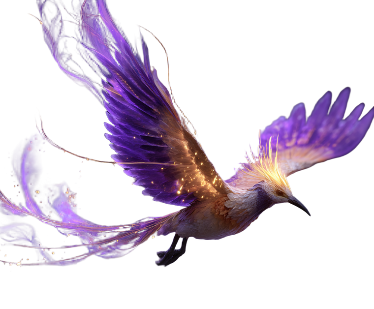 Mythical Phoenix Hoopoe Vinyl Car Decal Sticker – Waterproof & UV-Resistant 6.613333333333333"