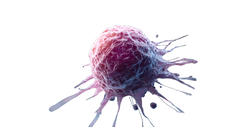 Floating Cancer Cell V2 Vinyl Car Decal Sticker – Waterproof & UV-Resistant 2.72"