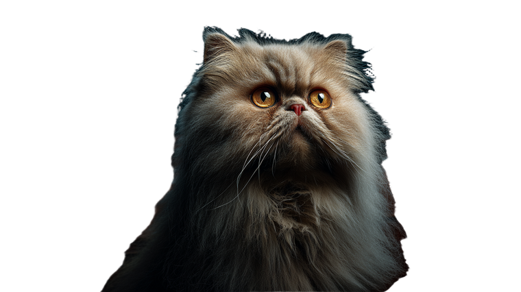 Persian Cat Close-Up Vinyl Car Decal Sticker – Waterproof & UV-Resistant 5.4
