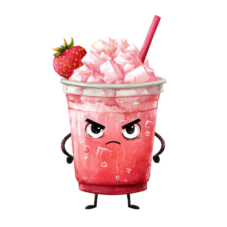 Sassy Drink Character Vinyl Car Decal Sticker – Waterproof & UV-Resistant 3.4133333333333336"