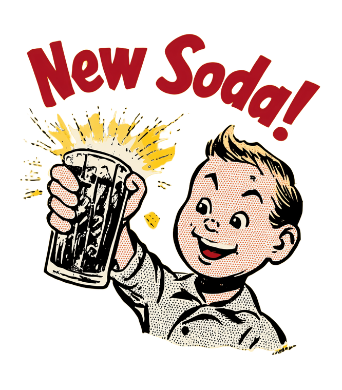 Boy With Soda Vinyl Car Decal Sticker – Waterproof & UV-Resistant 3.8933333333333335"