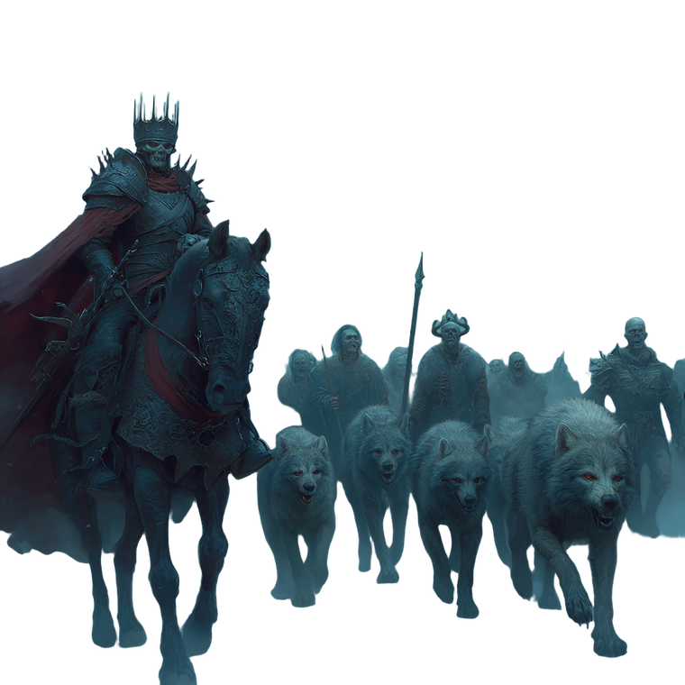 Undead Fantasy Army Vinyl Car Decal Sticker – Waterproof & UV-Resistant 3.4133333333333336"