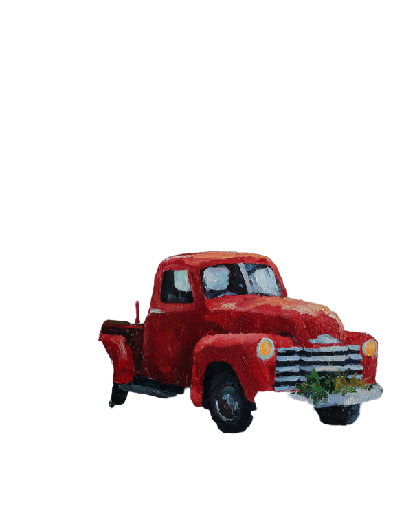 Christmas Delivery Truck V3 Vinyl Car Decal Sticker – Waterproof & UV-Resistant 4.1066666666666665"
