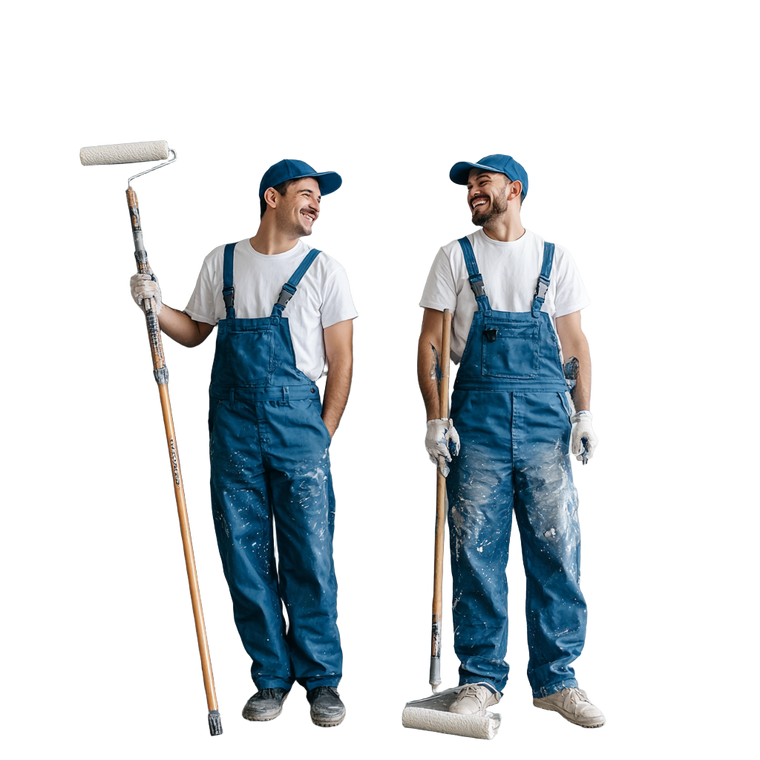 Laughing Cleaning Workers Vinyl Car Decal Sticker – Waterproof & UV-Resistant 3.4133333333333336"