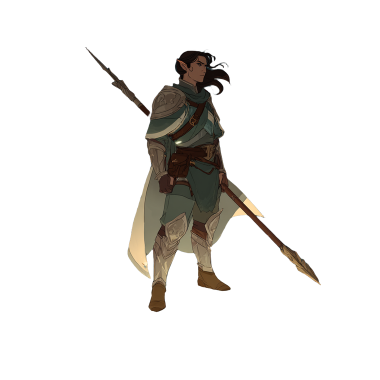 Half-Elf Paladin V6 Vinyl Car Decal Sticker – Waterproof & UV-Resistant 6.826666666666667"