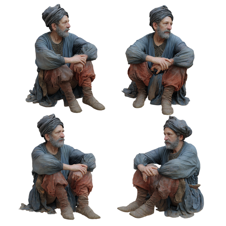 Medieval Villager V2 Vinyl Car Decal Sticker – Waterproof & UV-Resistant 6.826666666666667"