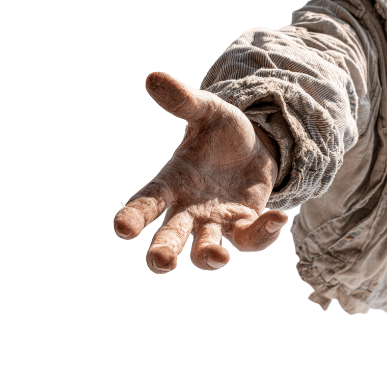 Hand Of God V2 Vinyl Car Decal Sticker – Waterproof & UV-Resistant 3.4133333333333336"
