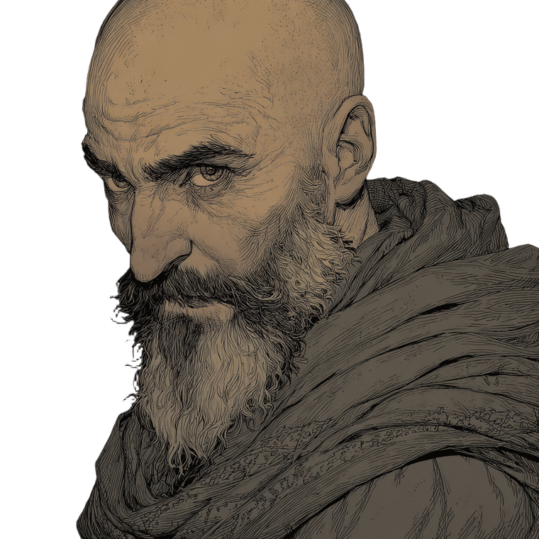 Shadar-Kai Cleric Vinyl Car Decal Sticker – Waterproof & UV-Resistant 3.4133333333333336"