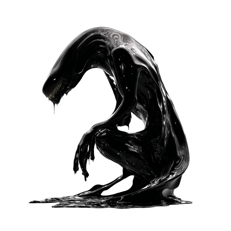 Dark Amorphous Horror Vinyl Car Decal Sticker – Waterproof & UV-Resistant 3.4133333333333336"