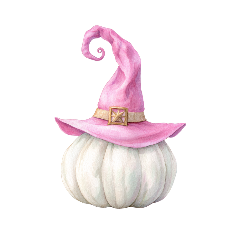 Wizard Hat Pumpkin Vinyl Car Decal Sticker – Waterproof & UV-Resistant 6.826666666666667"