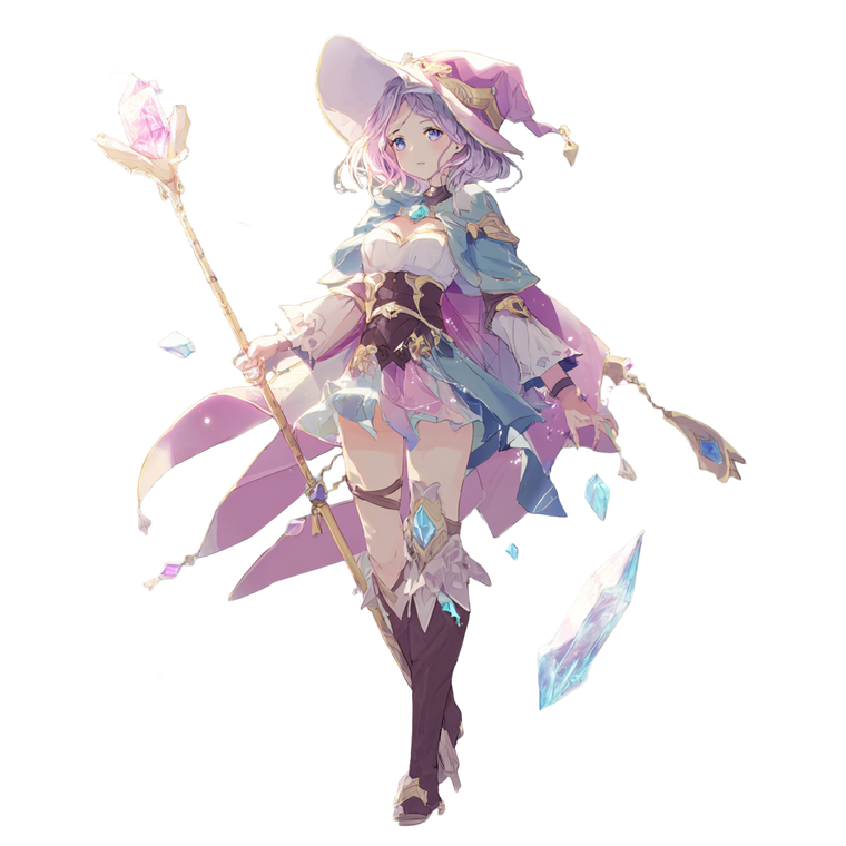 Anime Mage V4 Vinyl Car Decal Sticker – Waterproof & UV-Resistant 3.4133333333333336"