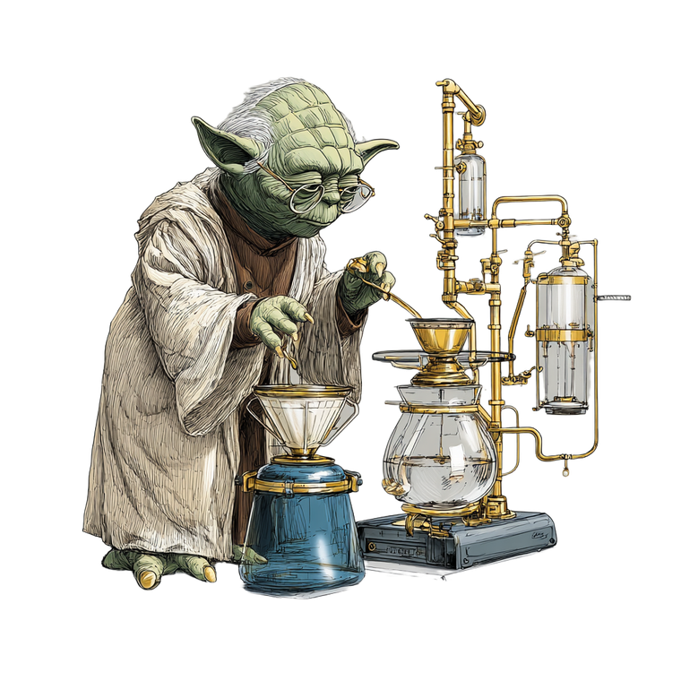 Yoda Dripper Vinyl Car Decal Sticker – Waterproof & UV-Resistant 6.826666666666667"