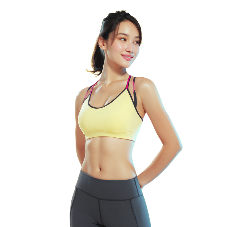 Sporty Asian Girl V2 Vinyl Car Decal Sticker – Waterproof & UV-Resistant 3.4133333333333336"