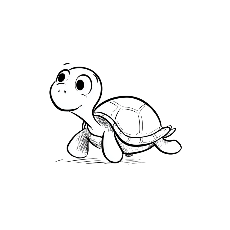 Cute Turtle Vinyl Car Decal Sticker – Waterproof & UV-Resistant 3.4133333333333336"