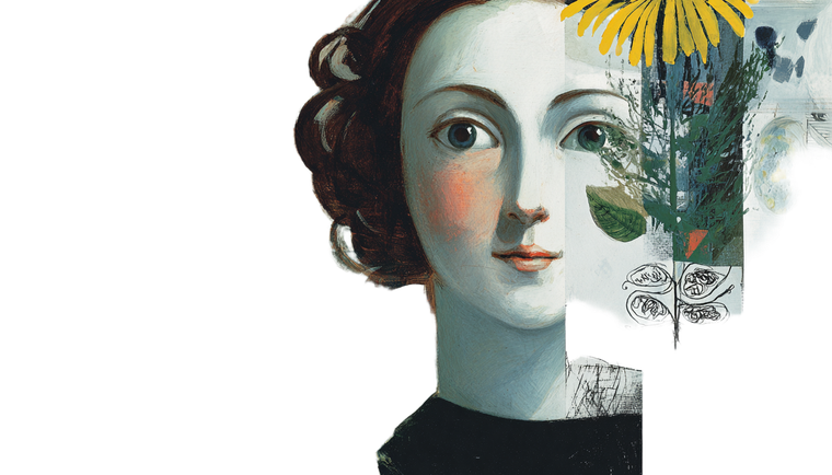Floral Artistic Portrait Vinyl Car Decal Sticker – Waterproof & UV-Resistant 2.773333333333333
