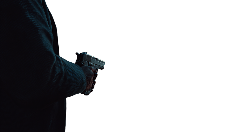 Gunman In Villa Vinyl Car Decal Sticker – Waterproof & UV-Resistant 2.72"