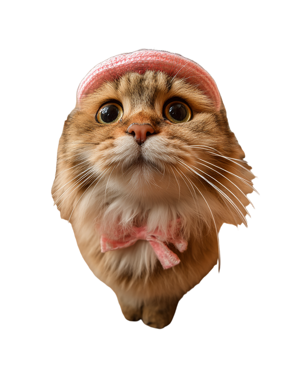 Chubby Munchkin Cat V2 Vinyl Car Decal Sticker – Waterproof & UV-Resistant 4.1066666666666665"