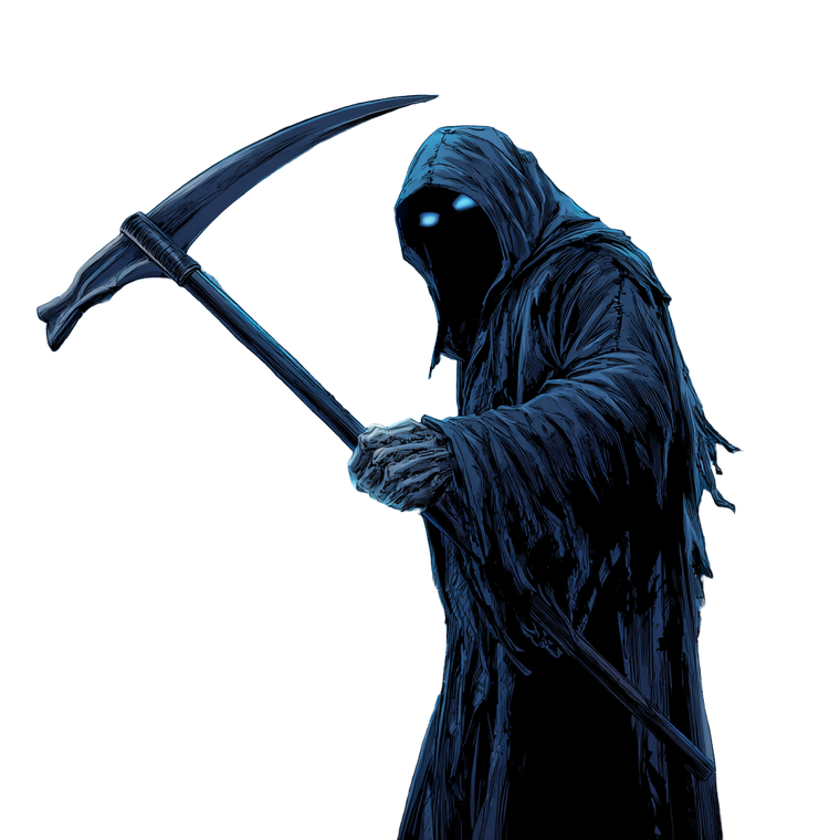 Grim Reaper Wwe Vinyl Car Decal Sticker – Waterproof & UV-Resistant 6.826666666666667"
