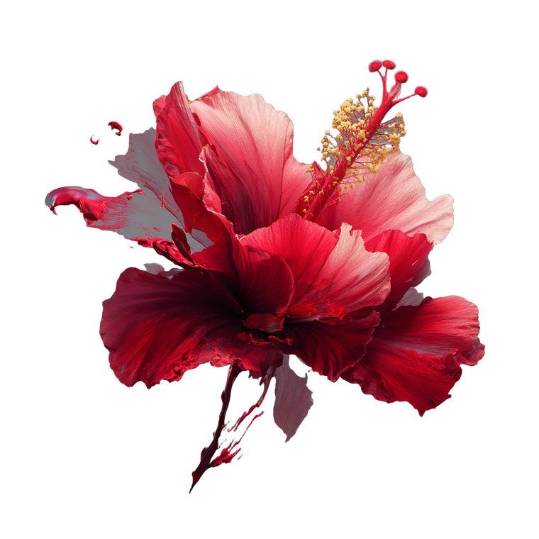 Sovereign Hibiscus Vinyl Car Decal Sticker – Waterproof & UV-Resistant 6.826666666666667"