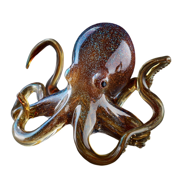 Glass Octopus Vinyl Car Decal Sticker – Waterproof & UV-Resistant 6.826666666666667"