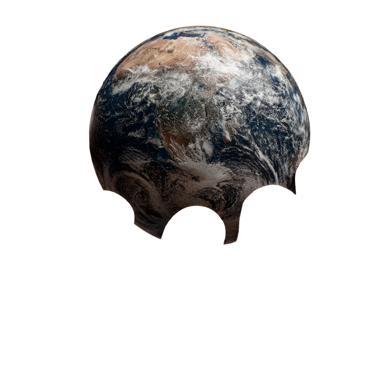 Hand Holding Earth V4 Vinyl Car Decal Sticker – Waterproof & UV-Resistant 3.4133333333333336"