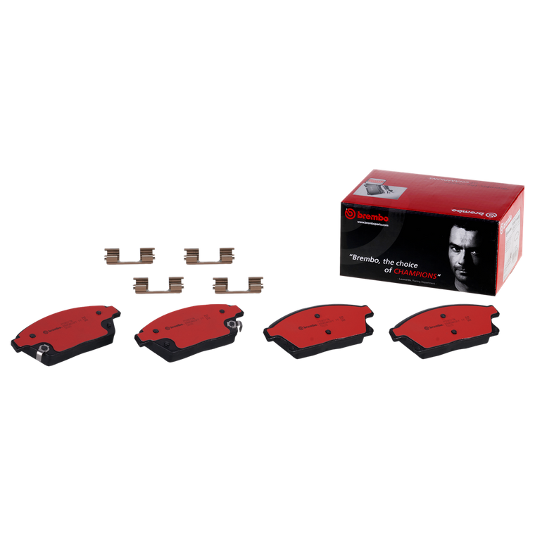Superior Brake Performance | Brembo Ceramic Pads | Fits Buick Verano,Chevrolet Volt | Low Dust, Smooth Braking