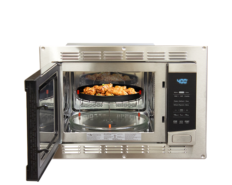 LaSalle Bristol EC028AKD7S1R Air Fryer Convection Microwave Oven | 1.0 Cu Ft 1000W, Stainless Steel