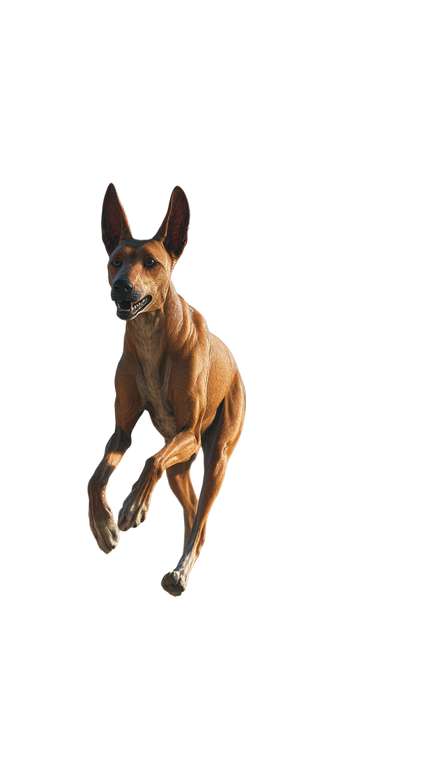 Egyptian Hunting Hound Vinyl Car Decal Sticker – Waterproof & UV-Resistant 4.8533333333333335"