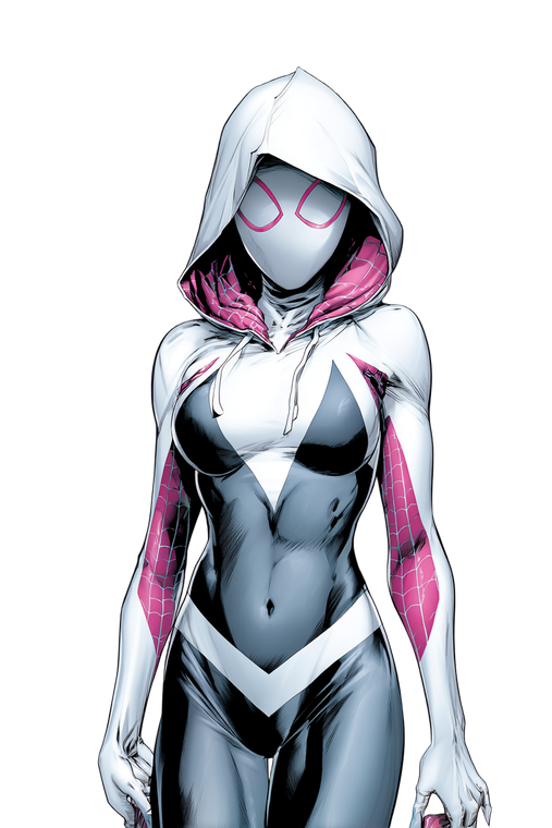 Spider-Gwen Design Vinyl Car Decal Sticker – Waterproof & UV-Resistant 4.4