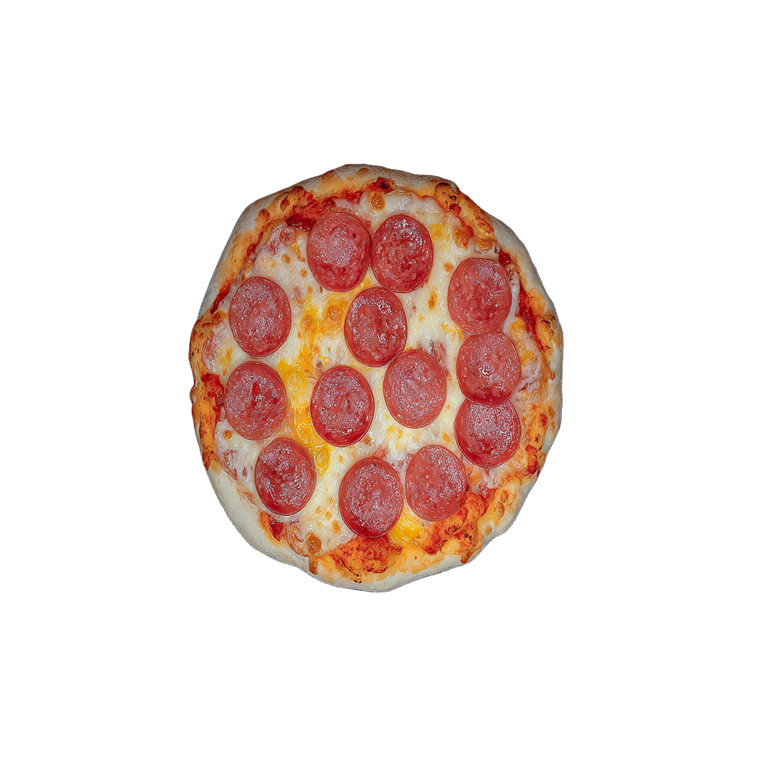 Pepperoni Pizza Slice V4 Vinyl Car Decal Sticker – Waterproof & UV-Resistant 6.826666666666667"