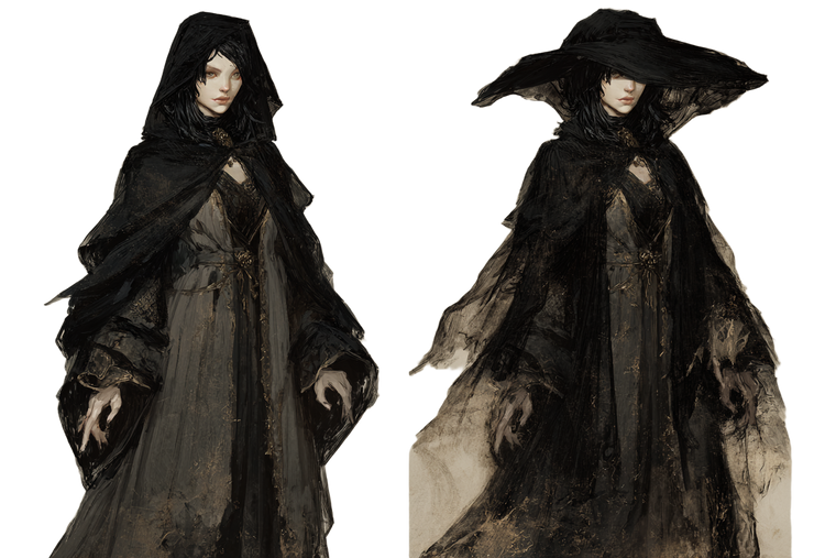 Gothic Cleric Duo Vinyl Car Decal Sticker – Waterproof & UV-Resistant 2.986666666666667"