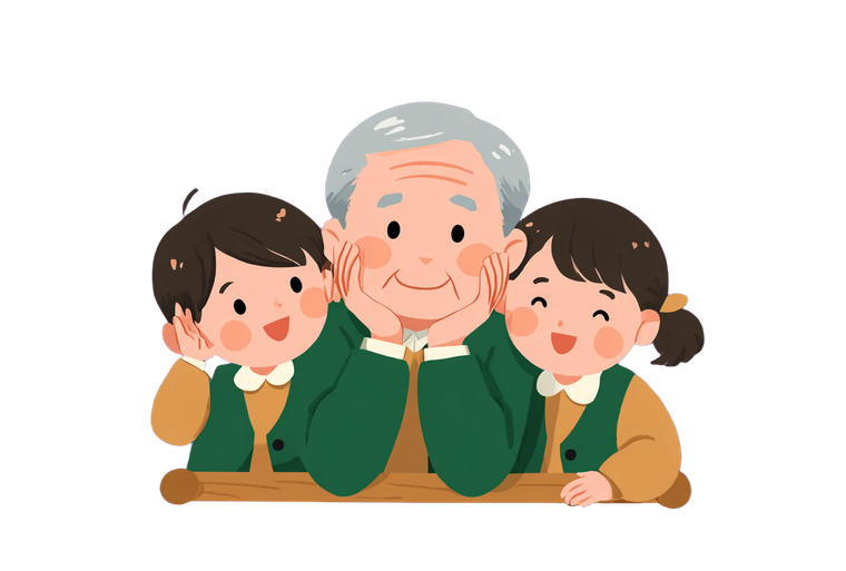 Cartoon Family Slide Vinyl Car Decal Sticker – Waterproof & UV-Resistant 2.986666666666667"