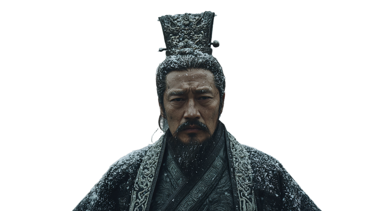 Qin Shi Huang Portrait Vinyl Car Decal Sticker – Waterproof & UV-Resistant 2.72"