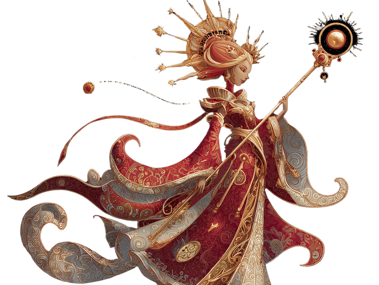 Celestial Empress V4 Vinyl Car Decal Sticker – Waterproof & UV-Resistant 6.1866666666666665"